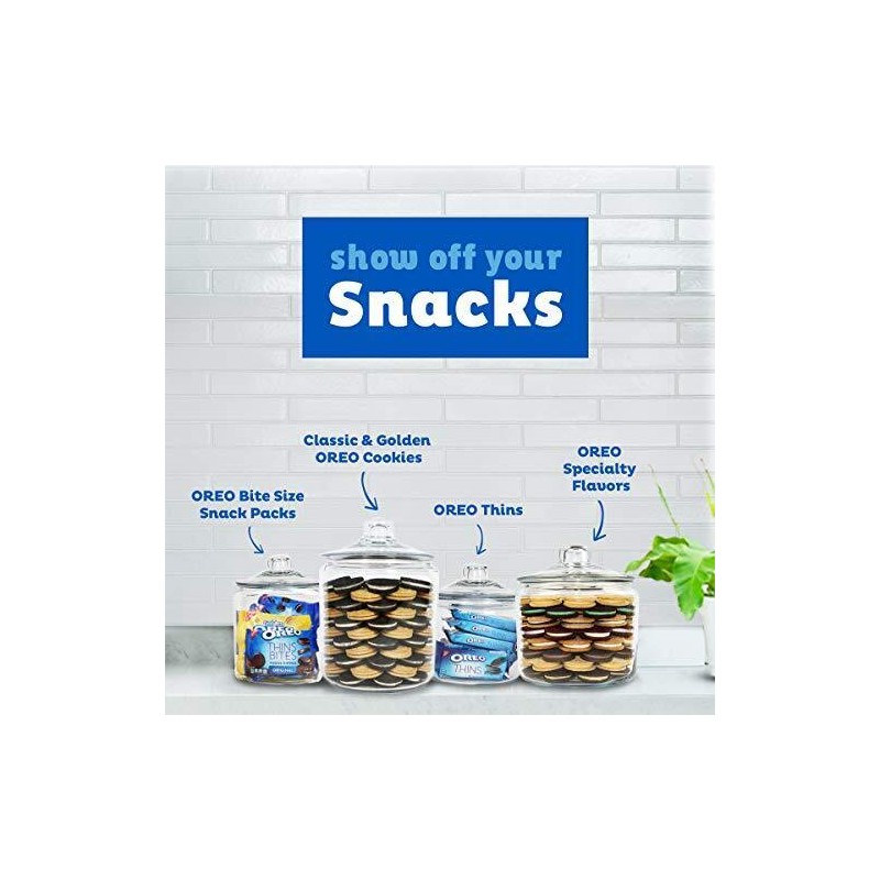 Oreo Minis Golden Sandwich Cookies Big Bag 3 Ounce [1-Bag]