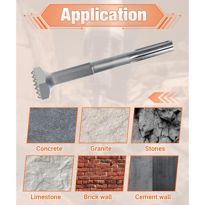 Alloy Steel Hammer Drill Bit SDS Chisel Stocker Chisel, 40cr