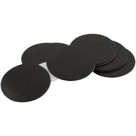 SoftTouch Self-Stick Non-Slip Surface Grip Pads - (8 pieces), 1-1/2" Round - Black