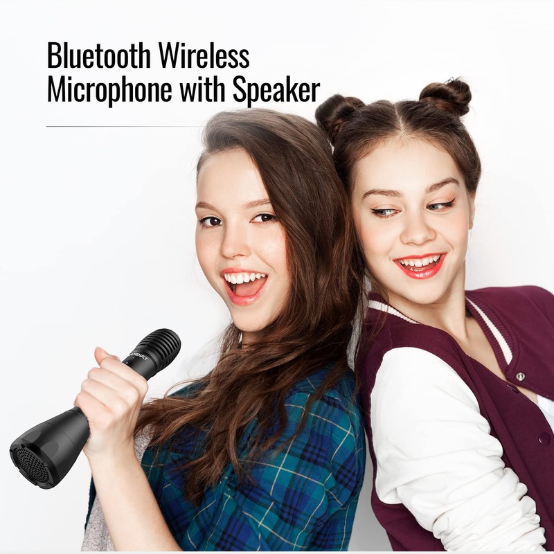 TAKSTAR 2-in-1 Bluetooth Wireless Microphone & Voice Amplifier, Portable Handheld