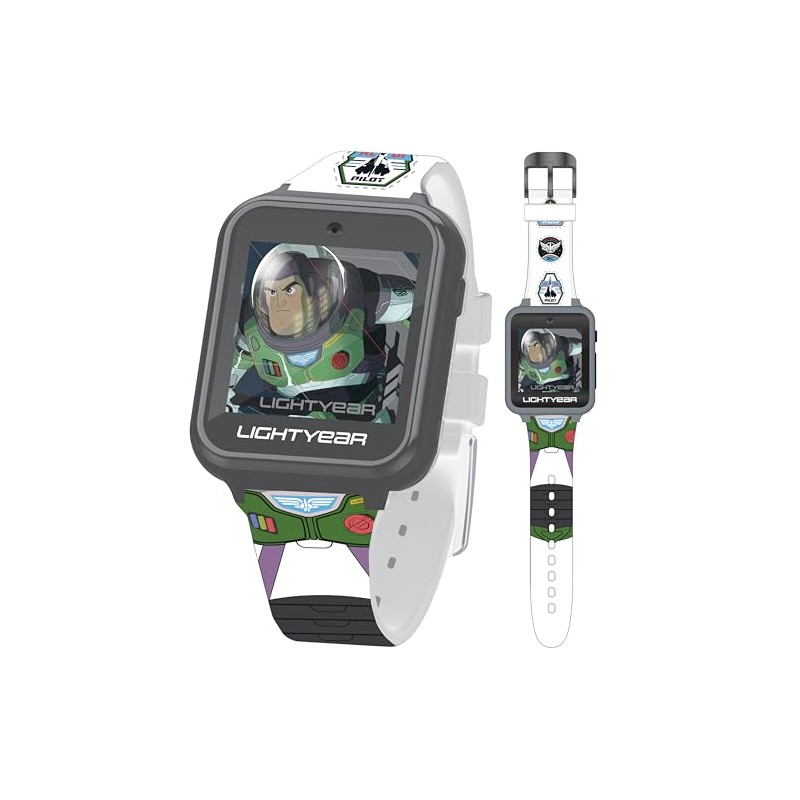 Accutime Buzz Lightyear Smartwatch LTY4036AZ Quartz Watch, White
