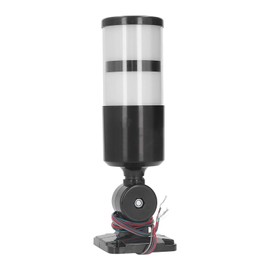BERM LED Signal Tower Stack Light Industrial Warning Buzzer Column Lamp Steady Foldable 2 Layer 12‑24VDC Universal