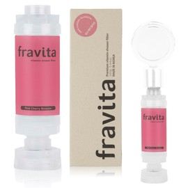 【fravita】Available at 34 Hands stores nationwide / Vitamin Shower Filter Shower Shower Head Filter Cartridge Chlorine Removal Vitamin C Travel Korea Bath Salt Gift (Pink Cherry Blossom)