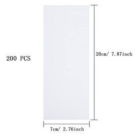 200 Stück Vliesstreifen für Warmwachs und Zuckerpaste Wachsstreifen Vlies Wachsstreifen Bikini Wachsstreifen für jede Art von Depilation auf Bein, Brust, Rücken, Intimbereich & Gesicht （7x20cm）