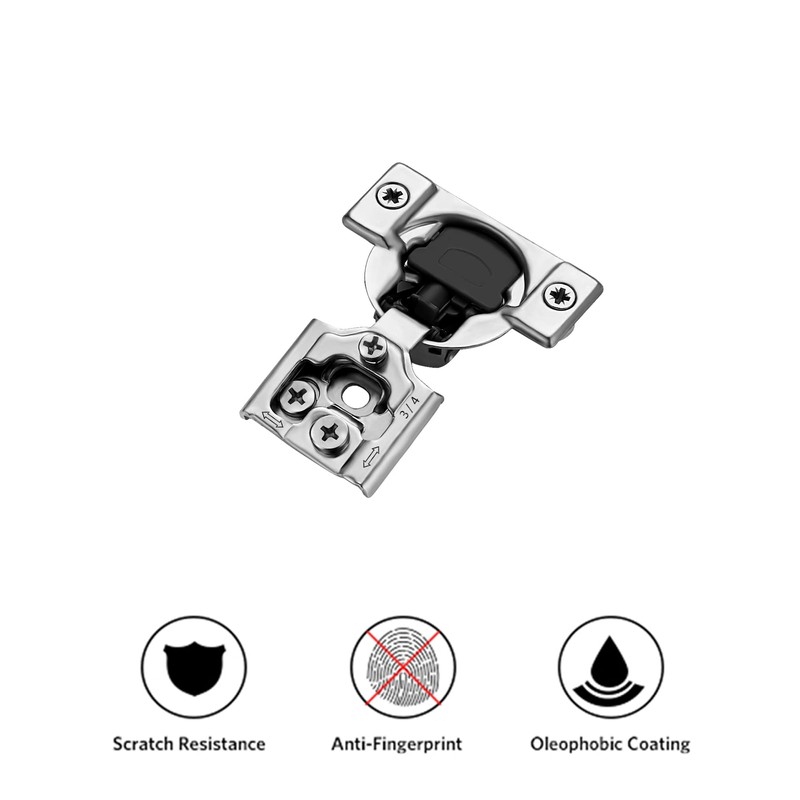 Ravinte 3/4 Inch Overlay Cabinet Hinges - 30 Pack (15