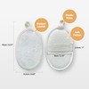 2 Pcs Loofah Sponge Pads, Natural Loofah Exfoliating Sponge Pads,