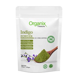 Organix Treasure Pure & Natural Indian Indigo Powder for Hair Care & Hair Growth, 200gm