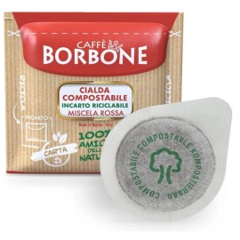 Caffè Borbone 300 Coffee Pods Borbone Red Blend Eco-Friendly Packaging 100% Paper Filter ECO
