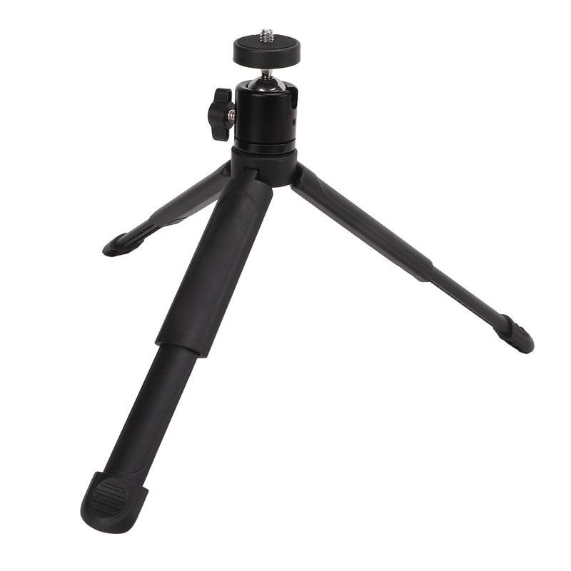KINGJOY Desktop Tripod 2 Sections Retractable Mini Tripod for Live