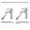 720 Degree Tap Aerator 24mm/0.9in Diameter Big Angle 5 Functions