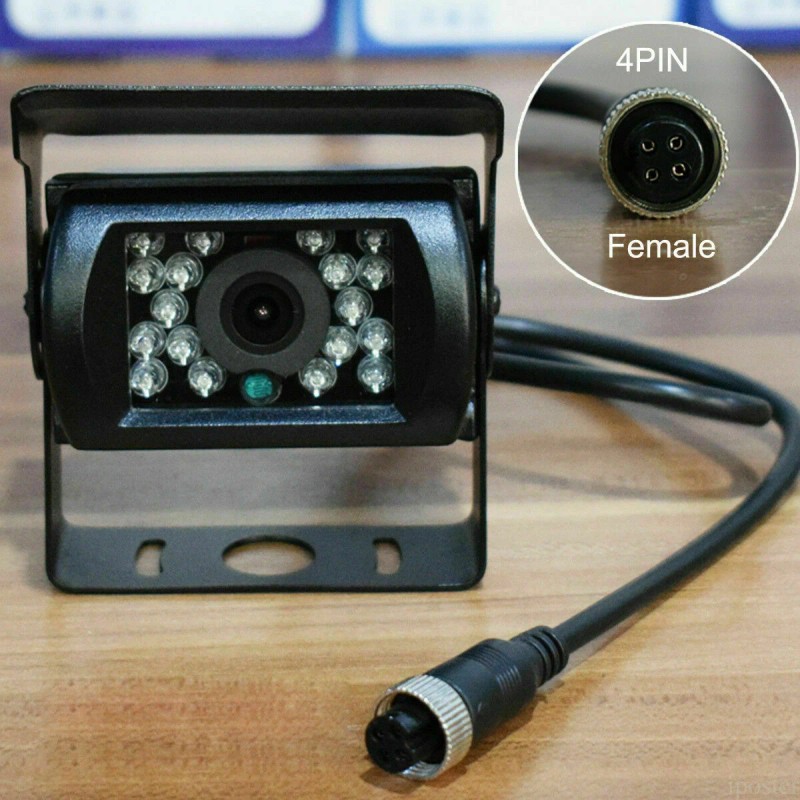 iPoster Rear View Backup Reversing Camera 4PIN CCD 12V-24V For