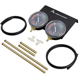 Motorcycle Vacuum Carburetor Synchronizer Carb Sync Gauge 2 Cylinder