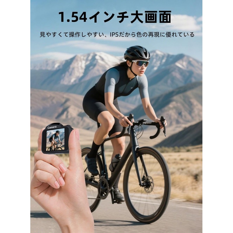 YULINJIA Ultra Compact Digital Camera 4K Mini Size Video Recording