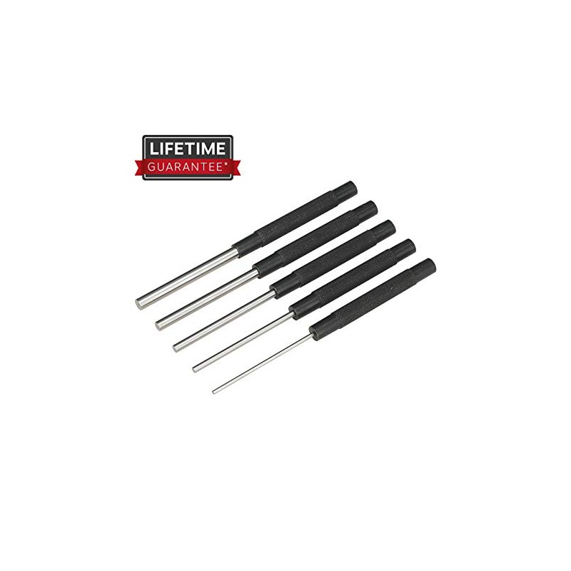 Sealey AK9124 Long Pattern Parallel Pin Punch Set, 5 Pieces