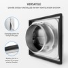 calimaero® VKE 5" Inch Dryer Vent Cover – Outdoor Stainless