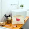 Mr. & Mrs. Panda M Flamingo Classic Make-Up Bag, White,