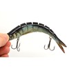 FISHIN ADDICT Roach Multi Jointed Fishing Lure Swimbait Silver Roach