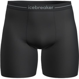Icebreaker Men’s Merino Anatomica Long Boxers - Black - Medium