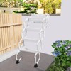 4 Steps Wall Mounted Folding Ladder, Indoor and Outdoor Step