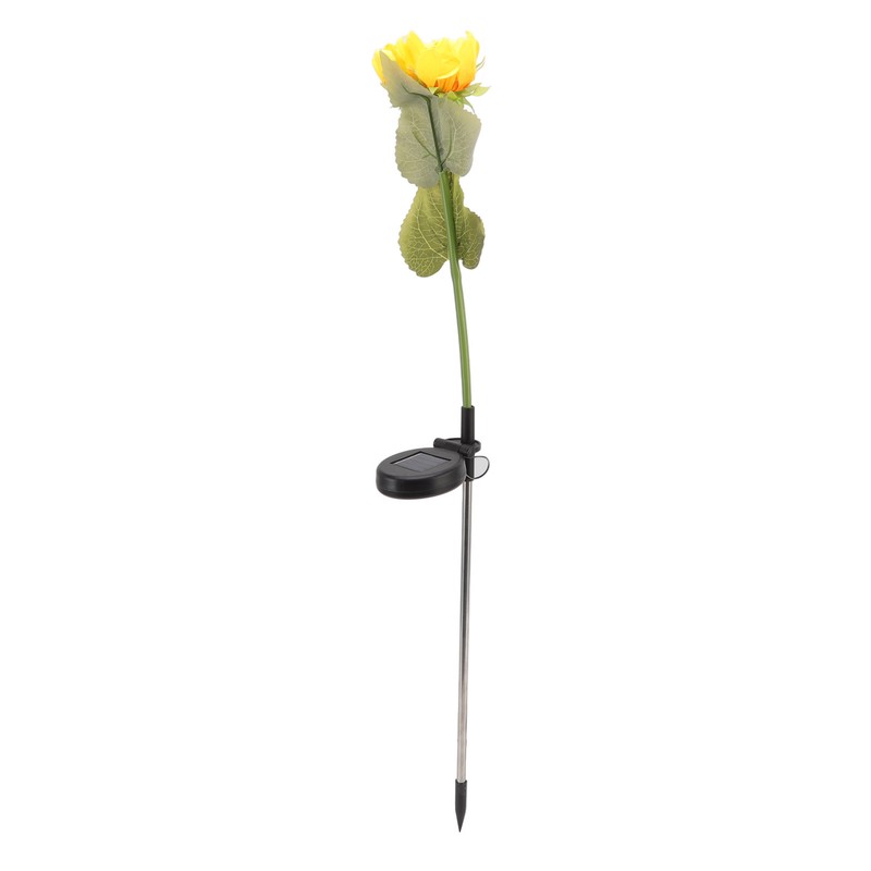 2Pcs Sunflower Solar Lights IP65 Waterproof Low Power Consumption LED