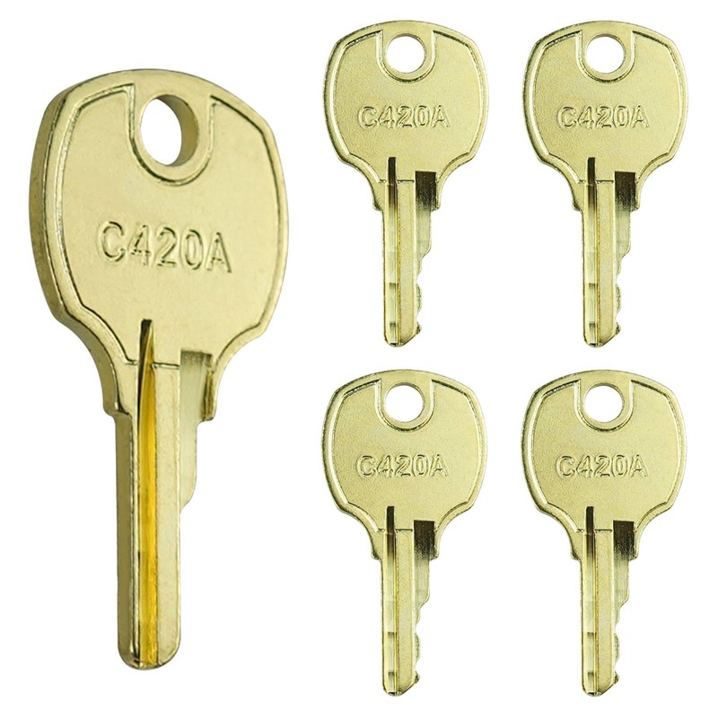 5Pack C420A Key Replacement for Comp-X National Cam Locks Fits