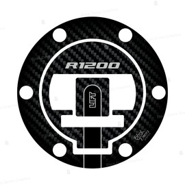 3D Resin Sticker Compatible with Petrol Fuel Cap with Holes R 1200 GS LC and Adventure 2006-2013 (Carbon)
