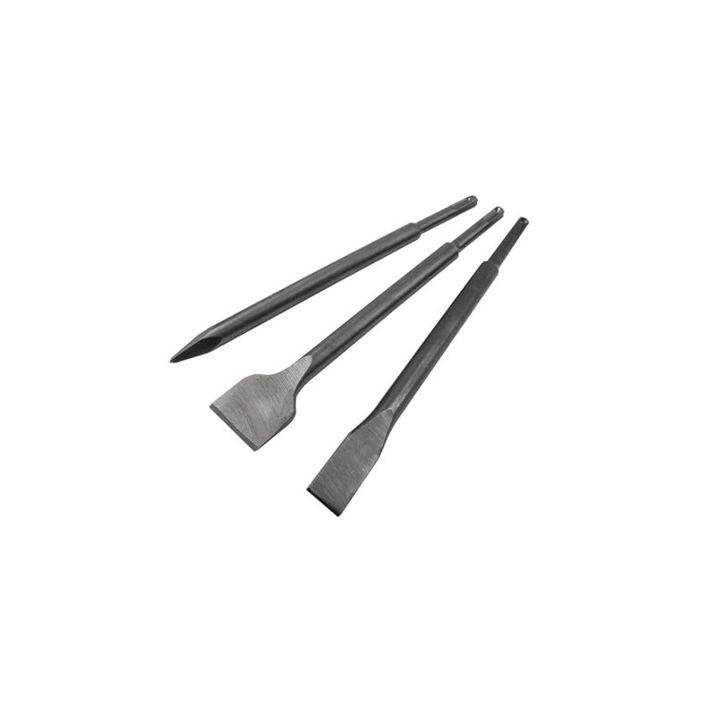 Faithfull SDS-plus Concrete & Masonry Chisel Set Flat, Pointed &