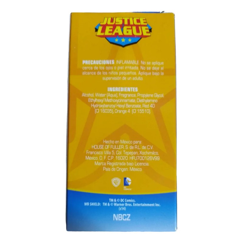 Kit Colonia, Desodorante Y Talco Para Niños Justice League