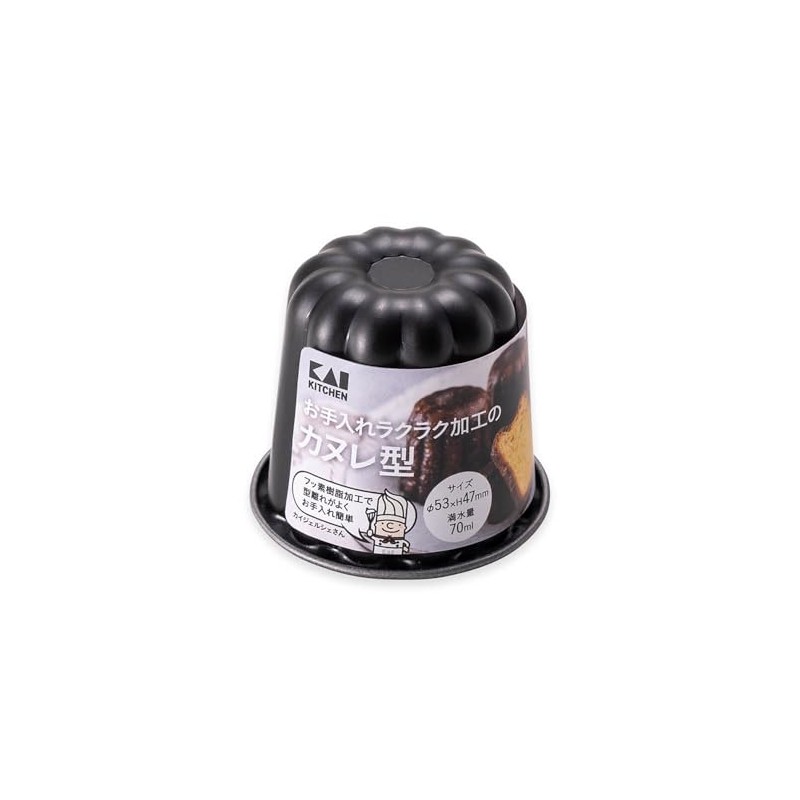 Kai KAI KITCHEN DL7260 Canele Shape, Small, 2.1 x 1.9