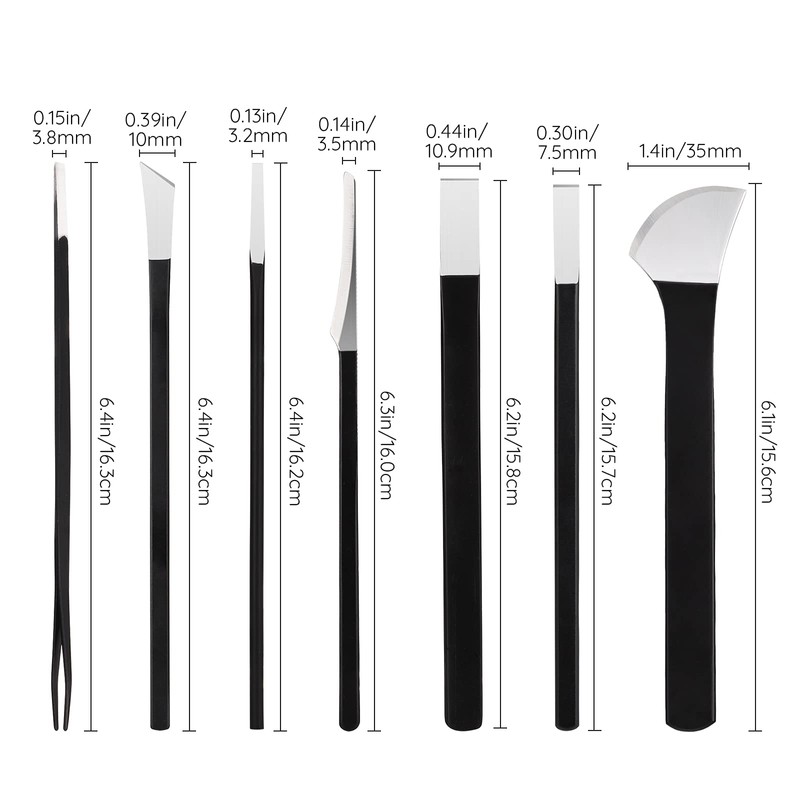Pedicure Knife Set, Segbeauty 7 Pack Ingrown Toenail Tools with