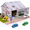 1/64 Diorama,Display Case for Hot Wheels Garage with LED,Storage Case