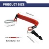 2pcs Trailer Breakaway Cable, 6FT High Rebound Spring Trailer Emergency