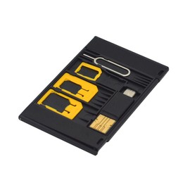 jojofuny 5pcs Sim Card Reader Adapter Set Micro to Nano Sim Adapters Portable OTG Kit for Phones Random Colors Essential Mobile Tool