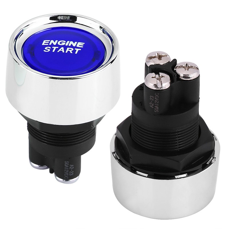 12V-24V 50A Car Vehicle Engine Start Push Button Switch Ignition