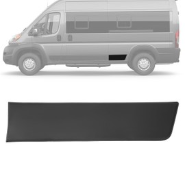 HECASA Rear Quarter Panel Trim Compatible with 2019-2022 Dodge Ram Promaster Trim Molding Cover Left Driver Side