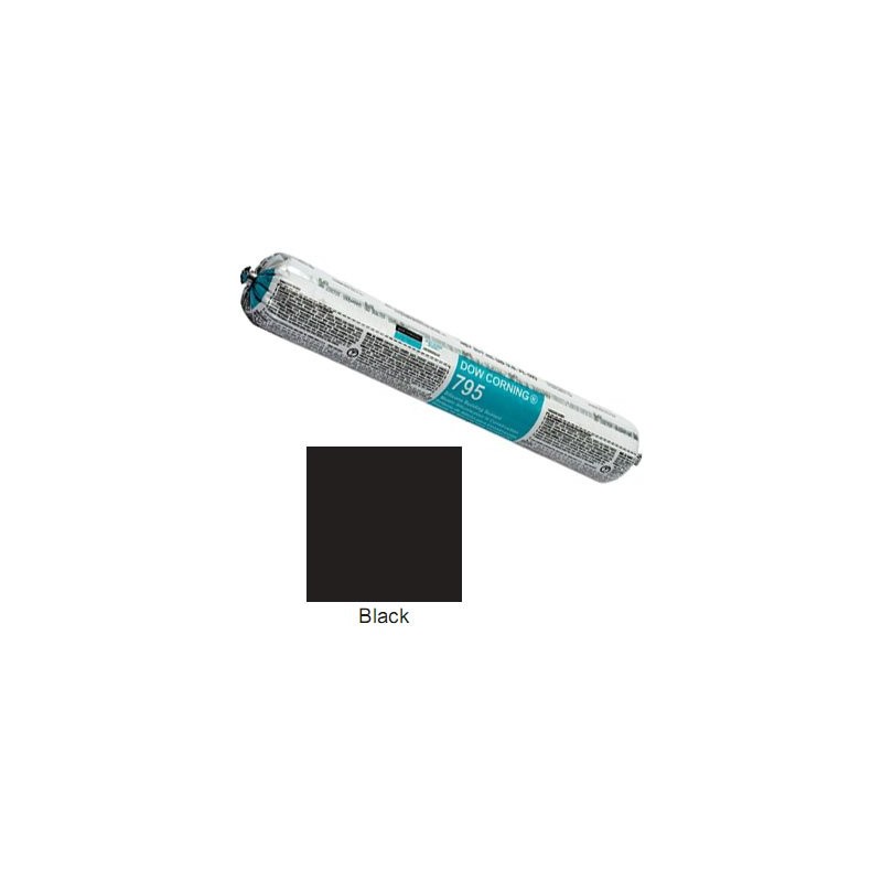 Black Dow Corning 795 Silicone Building Sealant - Sausage