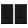 LIDER Combination Dual Dimmer Light Switch Control, 2 Sliding Light