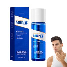 Men's Moisturizing Toner, 120 Ml Natural Face Glow Männer Frisches Wasser Gesicht Porenverfeinernder Gesichts Intensive Hydrating Facial Toner, Anti-Falten Für Reife Haut