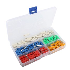 200pcs Assorted Box Fuses Torpedo Ceramic Bullet Classic Car 5A 8A 10A 16A 25A