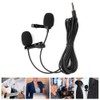 ASHATA Lavalier Microphone Omnidirectional Lapel Mic, Portable Professional Microphone with