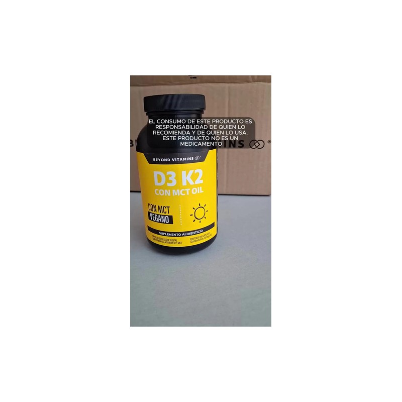 Vitamina D3 + Vitamina K2 + Mct Oil | Sin