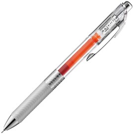 Pentel XBLN75TL-F Gel Ballpoint Pen, ENERGEL Infree, 0.5mm, Orange