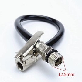 Tire Inflation Hose,Zcargel Portable Tire Inflation Hose Adapter, Car And Motorcycle Inflation Hose Belt Quick Inflation Nozzle Air Compressor Tire Inflator Attachment Caliber 12.5mm