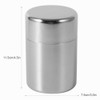 Recipiente Hermético de Acero Inoxidable, Lata de Cocina con Tapa