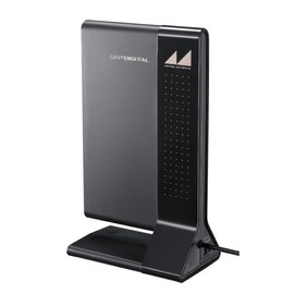 Nippon Antenna Terrestrial Digital Indoor Antenna Atredia with Built-in Booster Type ARBL1(B) Black