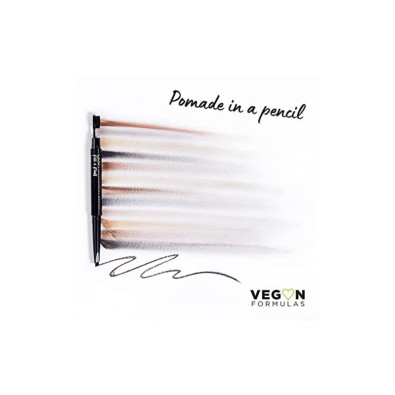 NYX PROFESSIONAL MAKEUP Fill & Fluff Eyebrow Pomade Pencil, Espresso,
