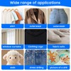 SUNAI 90ml Fabric Glue Permanent, Clear Washable Waterproof Fabric Adhesive