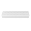 Rectangular Floral Centerpiece Clear Acrylic Flower Vase for Dining Table