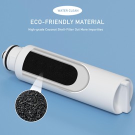 HX2017FR-A Water Filter Cartridge Compatible with Hisense HRF266N6CSE1, HRF266N6CSE, HRF209N6CSE, HRF254N6TSE, HRF254N6DSE Twist-In Models, 2 Pack