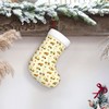 Yellow Car Christmas Stocking,17.7" Xmas Fireplace Hanging Stockings Decoration Stockings